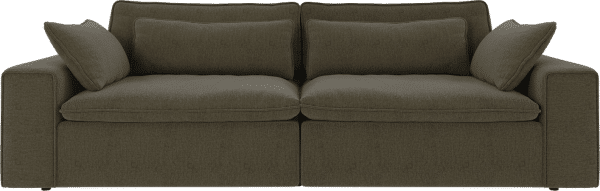 3-personers sofa Rowico Rawlins Maxi i Brenda polyester - dyb grøn 259Ã116Ã85 cm